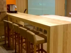 Barra en madera de Álamo 